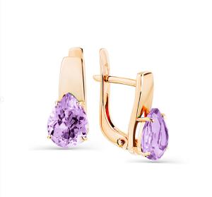 Серьги 02-3-121-0200-010 (Au 585)