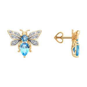 Серьги 51-322-00466-2 (Au 585)