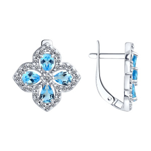 Серьги 92022800 (Ag 925)