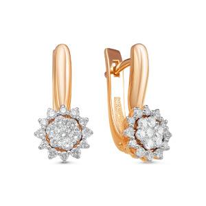 Серьги 02-3667 (Au 585)