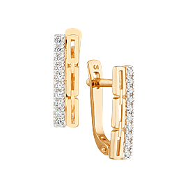 Серьги 18594 (Au 585)