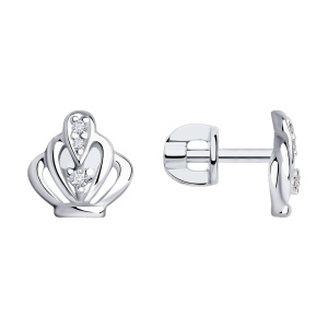 Серьги 94022477 (Ag 925)