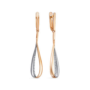 Серьги 1201089 (Au 585)