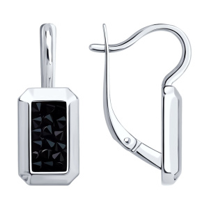 Серьги 94-120-02351-1 (Ag 925)