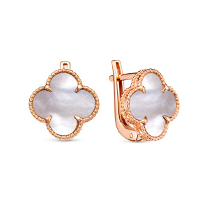 Серьги 120217 п (Au 585)