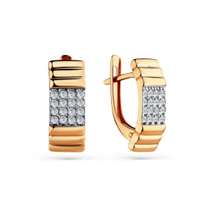 Серьги 002-0626-0001-011 (Au 585)