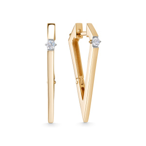 Серьги 4233-210 (Au 585)