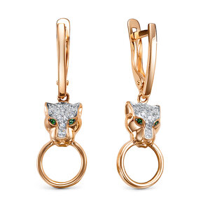 Серьги 1207417 (Au 585)