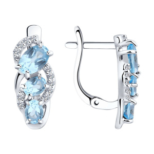 Серьги 92021139 (Ag 925)