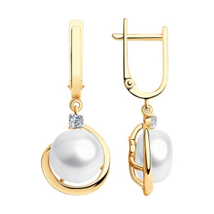 Серьги 792168 (Au 585)