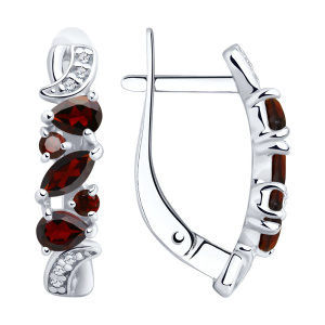 Серьги 92021782 (Ag 925)