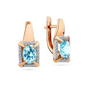 Серьги 02-3-373-1301-011 (Au 585)