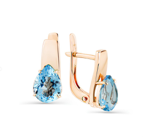 Серьги 02-3-121-1300-010 (Au 585)