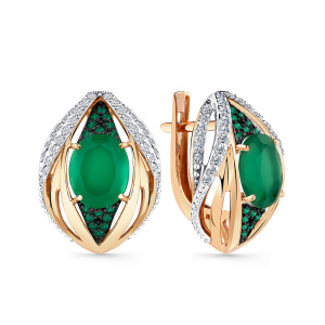 Серьги 02-3-529-0951-013 (Au 585)