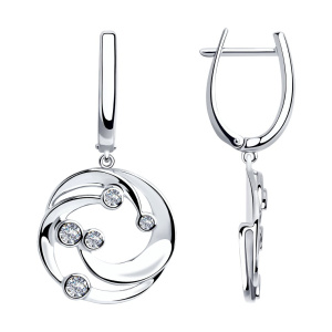 Серьги 94023466 (Ag 925)