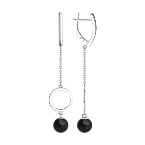 Серьги 94023943 (Ag 925)