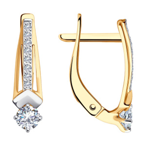 Серьги 51-120-02322-1 (Au 585)