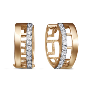 Серьги 21803874 (Au 585)