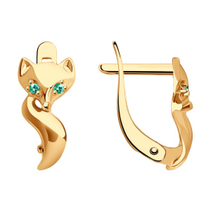 Серьги 026552 (Au 585)