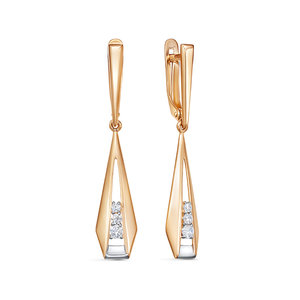 Серьги 1200549 (Au 585)