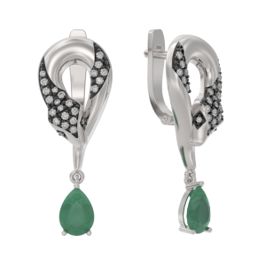 Серьги 1056462-81190-Y (Ag 925)