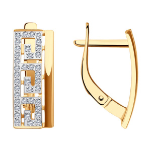 Серьги 0200218 (Au 585)