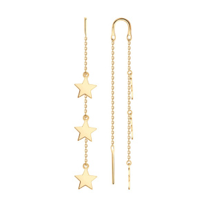 Серьги 0200744 (Au 585)