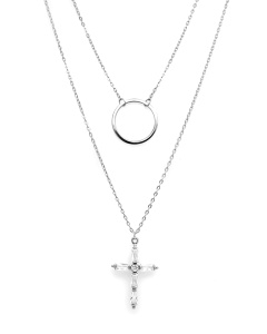 Колье Ю-55064р (Ag 925)