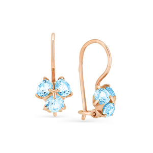 Серьги 09-1-021-1300-010 (Au 585)