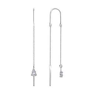 Серьги 94020568 (Ag 925)