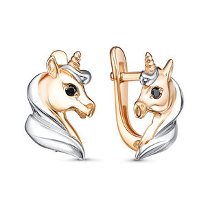 Серьги 1202649 (Au 585)