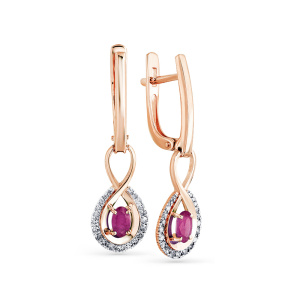 Серьги 2-107836-00-03 (Au 585)