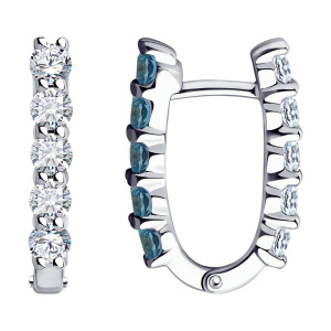 Серьги 92022235 (Ag 925)