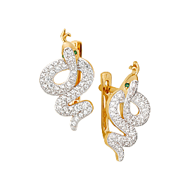 Серьги 23463 (Au 585)