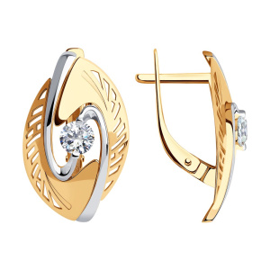 Серьги 028888 (Au 585)