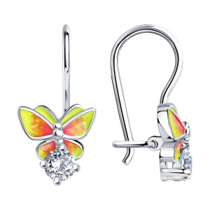 Серьги 94021195 (Ag 925)