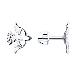 Серьги 94022352 (Ag 925)