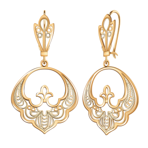 Серьги 20223 (Au 585)