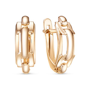 Серьги 2206201 (Au 585)