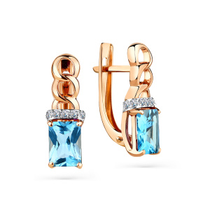 Серьги 02-3-468-1301-011 (Au 585)