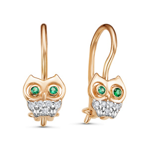 Серьги 2423407 1 1 1 (Au 585)