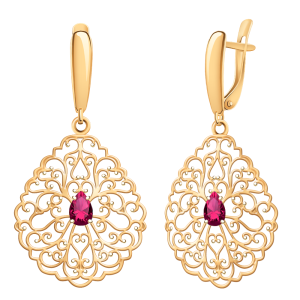 Серьги 21187 (Au 585)