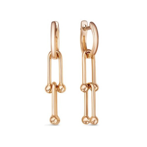 Серьги 2204019 (Au 585)