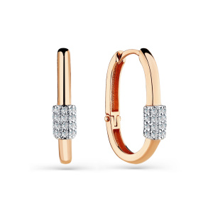 Серьги 002-0641-0001-011 (Au 585)