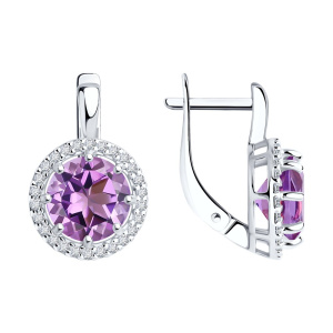 Серьги 94-320-02052-3 (Ag 925)