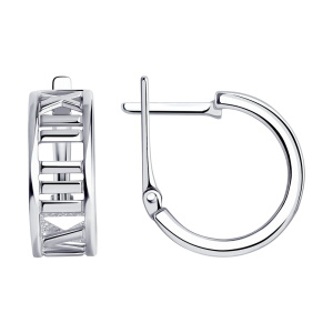 Серьги 94024396 (Ag 925)