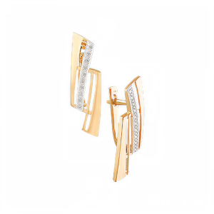 Серьги 13859 (Au 585)