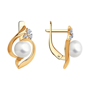 Серьги 792039 (Au 585)