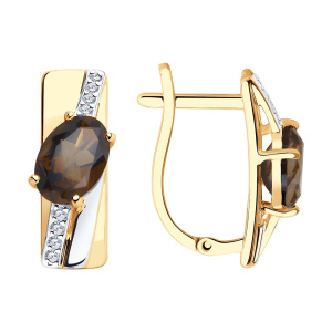 Серьги 726029 (Au 585)