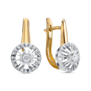 Серьги 02-4992 (Au 585)